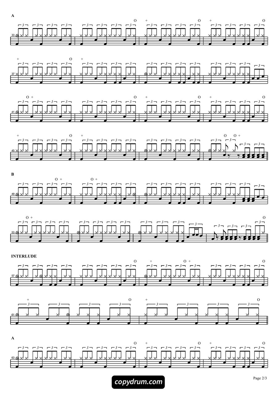 Make Believe Make Believe Drum Set scores gallery preview page 2