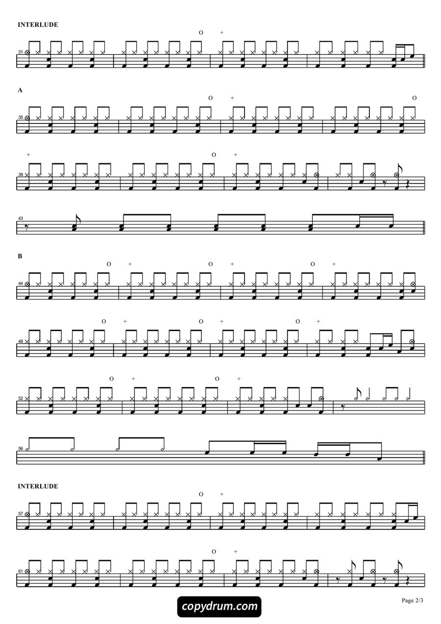 Rockmaker Rockmaker Drum Set scores gallery preview page 2