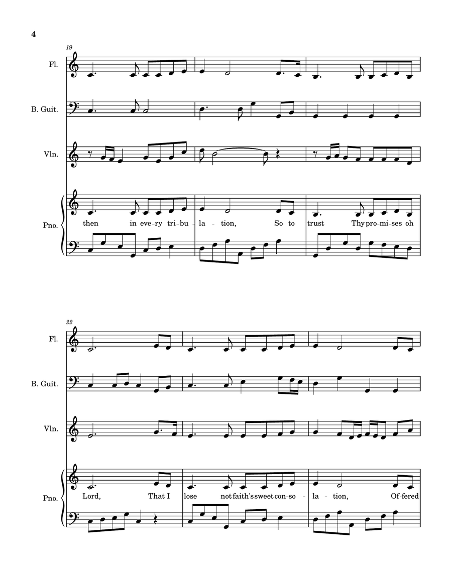 Day by Day in key of C A Cappella scores gallery preview page 4