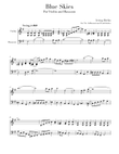 Blue Skies for Violin and Bassoon