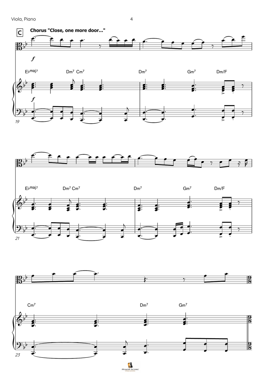 I Have Nothing Viola scores gallery preview page 5