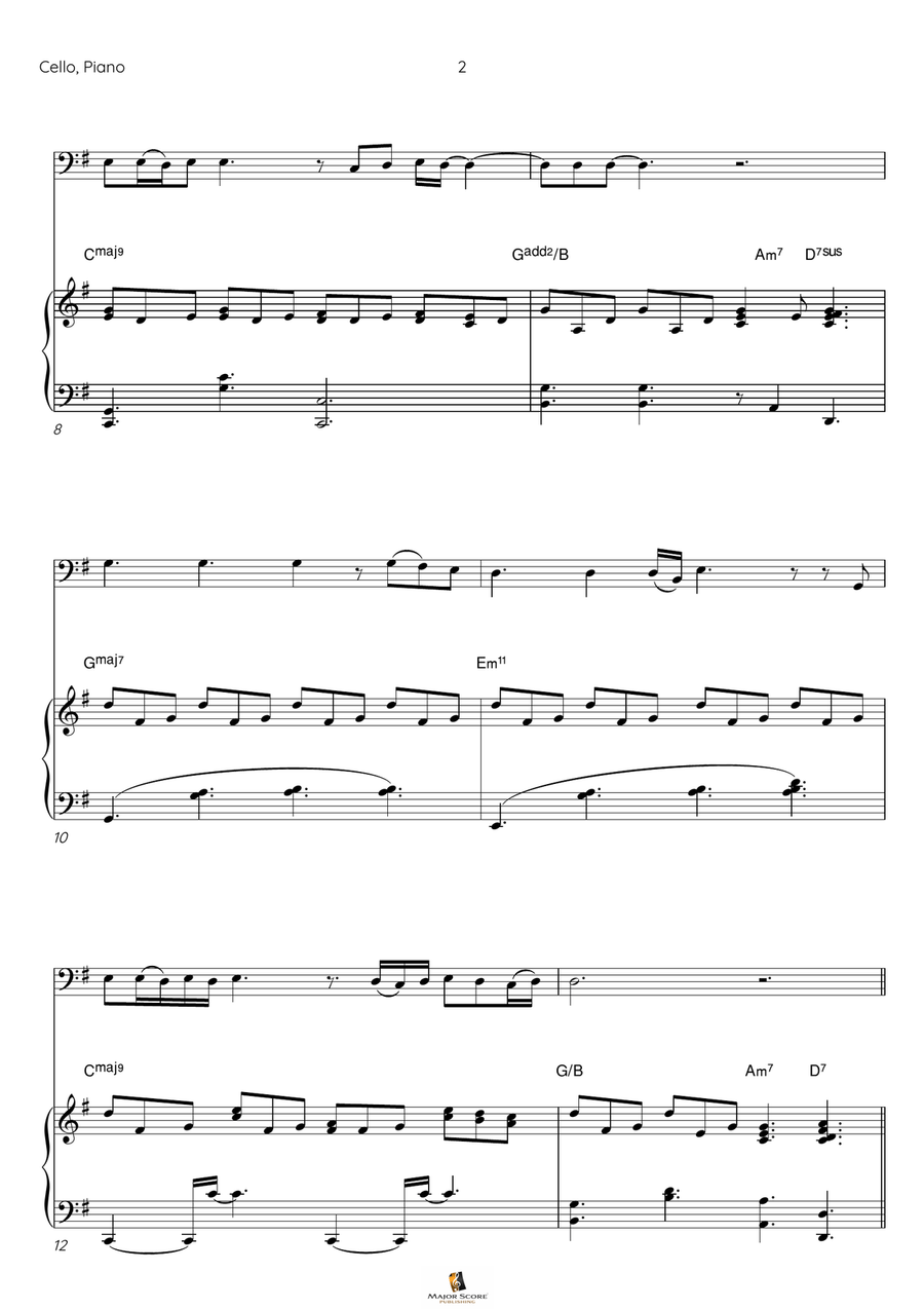 I Have Nothing Piano scores gallery preview page 3