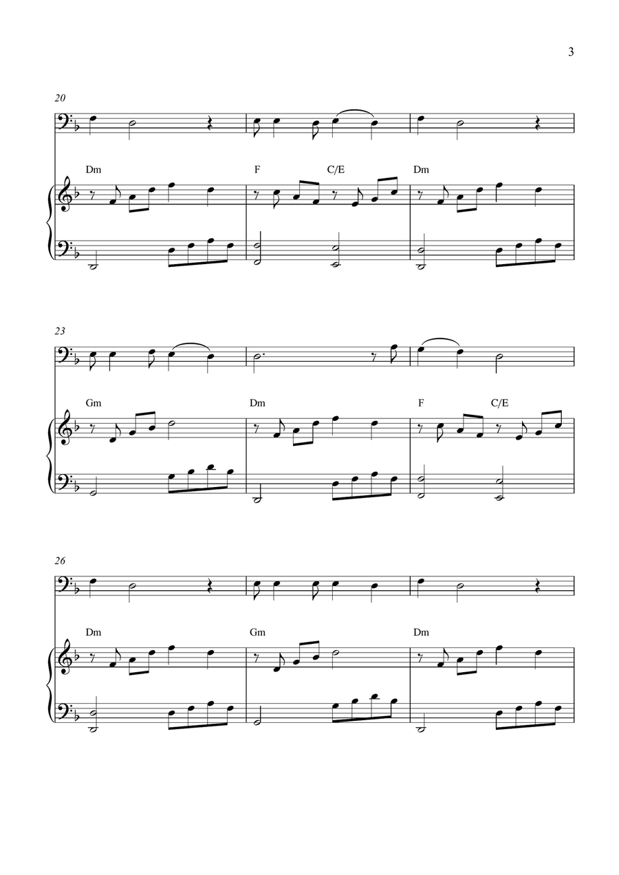 Me And My Broken Heart Bassoon scores gallery preview page 3