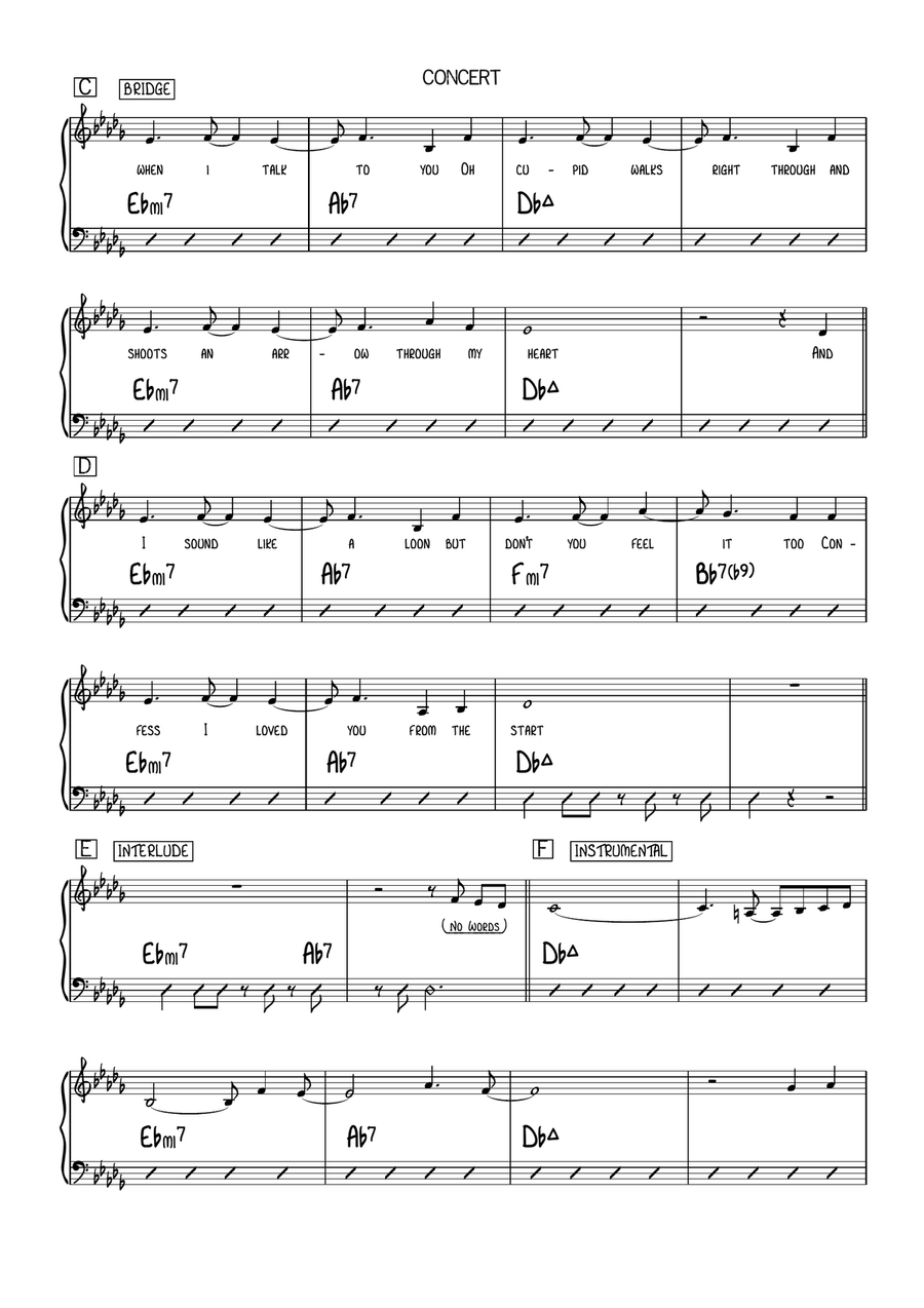 From The Start From The Start Piano scores gallery preview page 2
