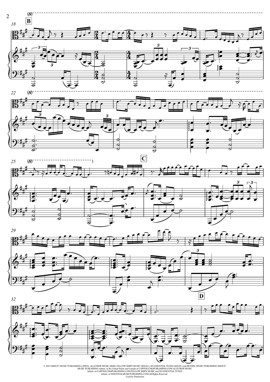 Goodness Of God Goodness Of God Viola scores gallery preview page 2