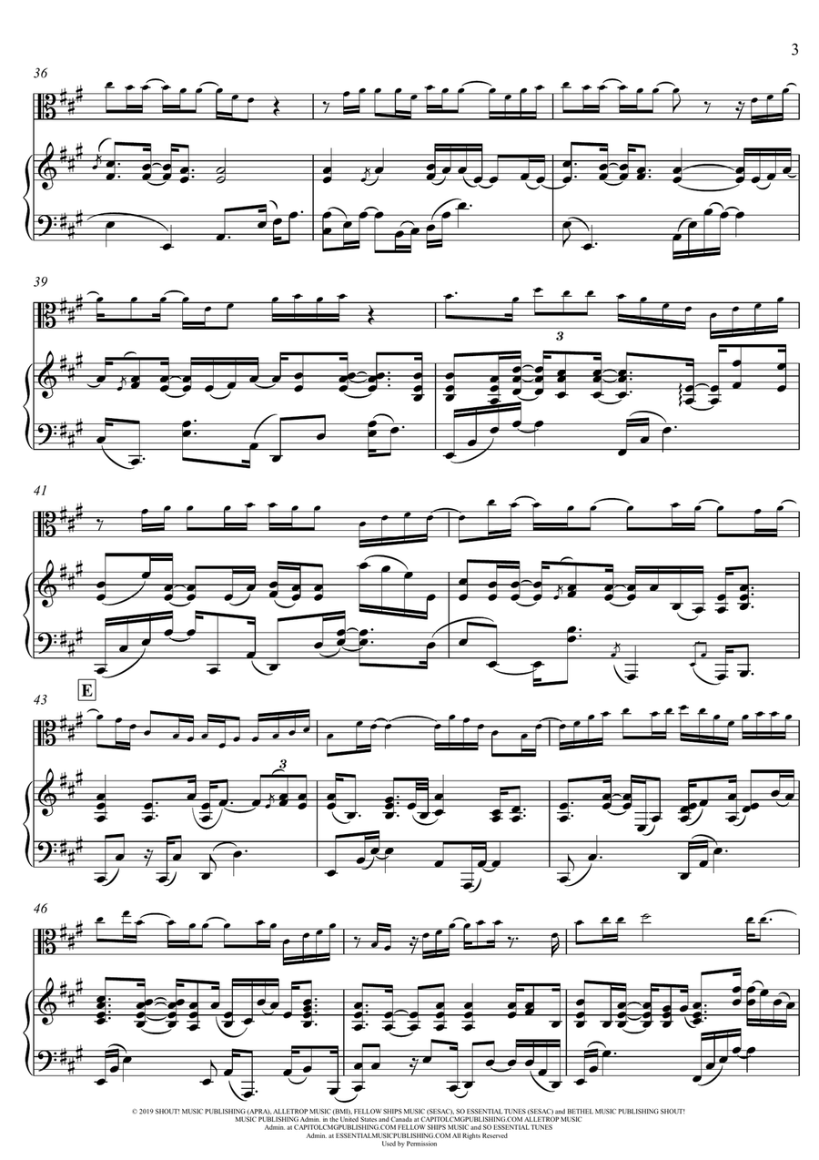 Goodness Of God Goodness Of God Viola scores gallery preview page 3