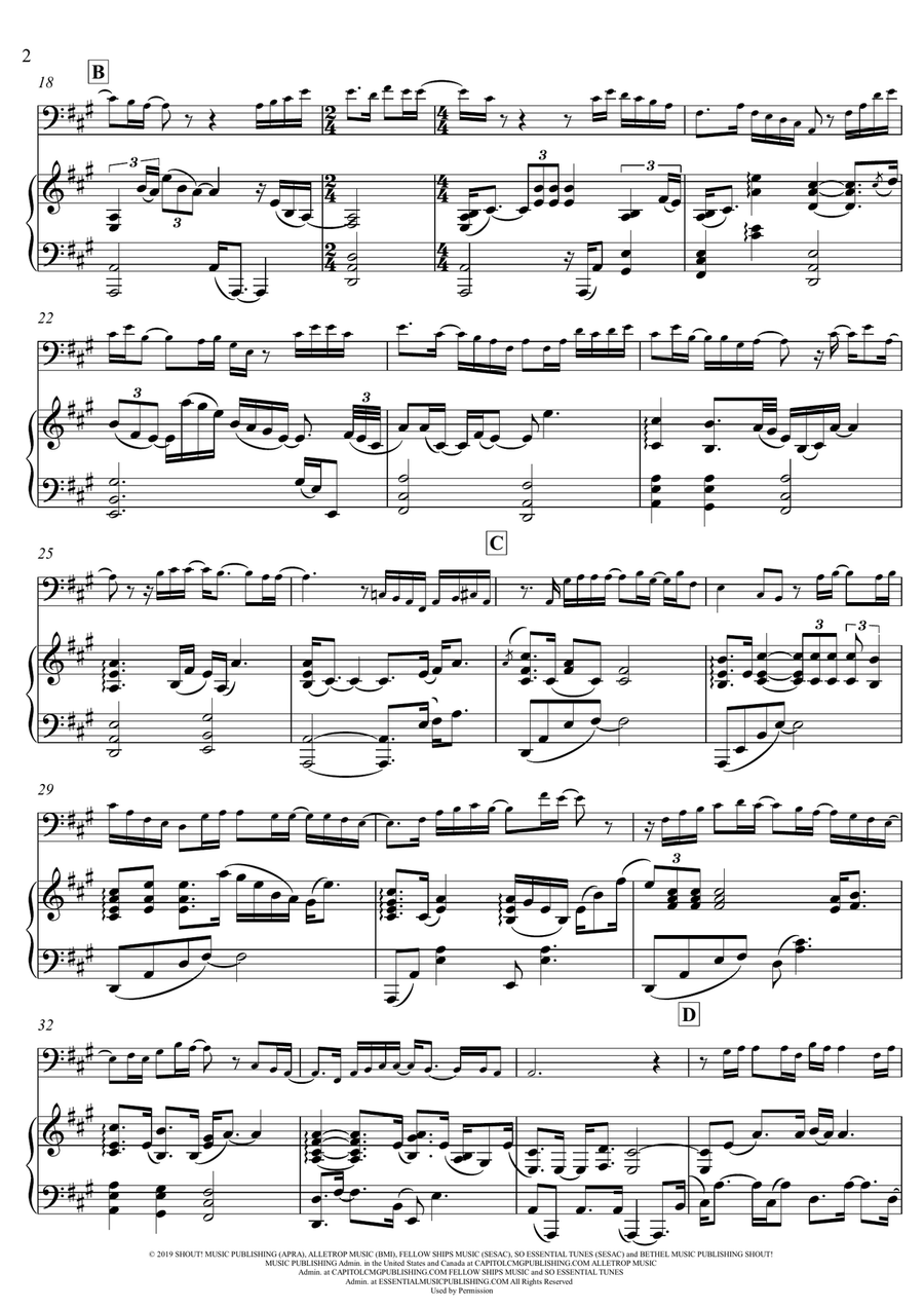 Goodness Of God Goodness Of God Piano scores gallery preview page 2