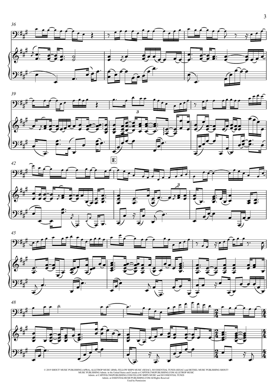 Goodness Of God Goodness Of God Piano scores gallery preview page 3
