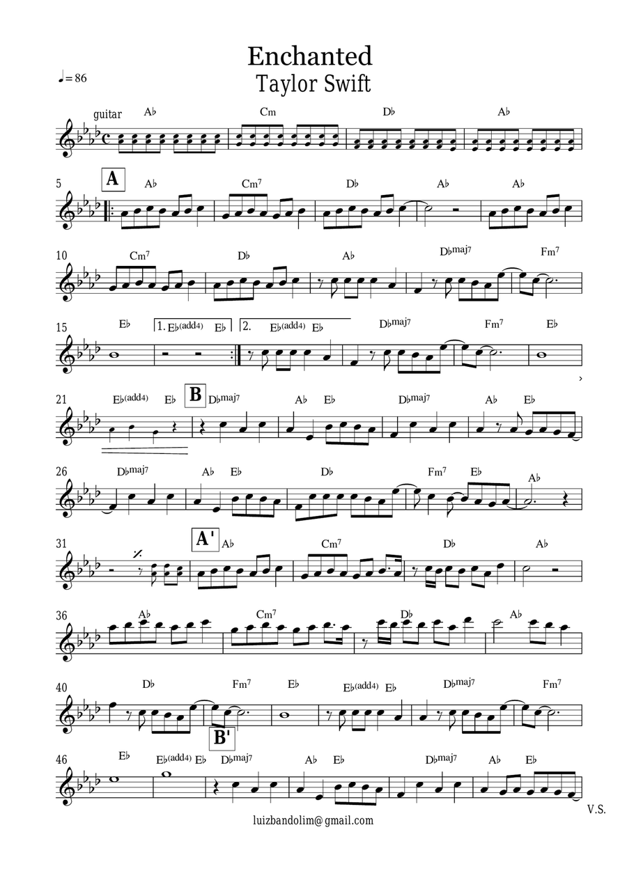 Enchanted Enchanted Piano scores gallery preview page 1
