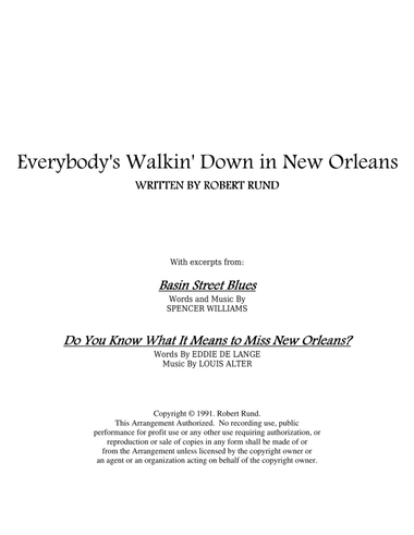 Medley: Do You Know What It Means To Miss New Orleans with Basin Street Blues