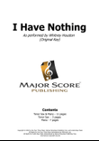 I Have Nothing