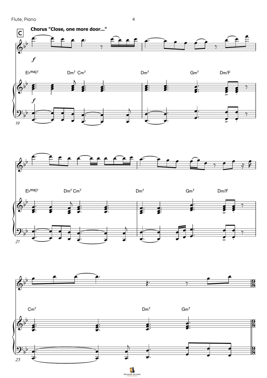 I Have Nothing Flute Solo scores gallery preview page 5
