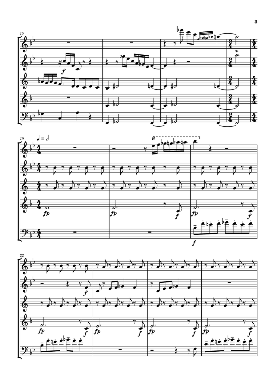 Welcome To Scrubbit's Welcome To Scrubbit's Woodwind Quintet scores gallery preview page 3