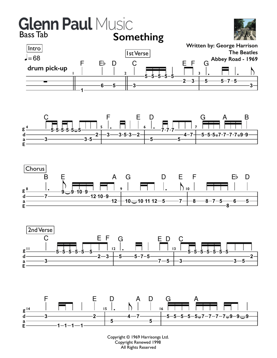 Something Something Acoustic Guitar scores gallery preview page 1
