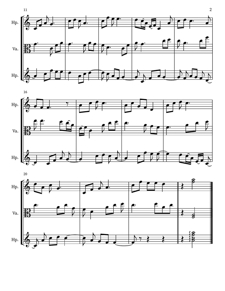 Children's Musing 66 Children's Musing 66 Small Ensemble scores gallery preview page 2
