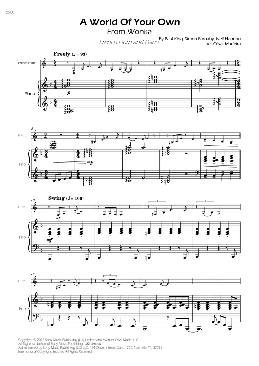A World Of Your Own A World Of Your Own Piano scores gallery preview page 3