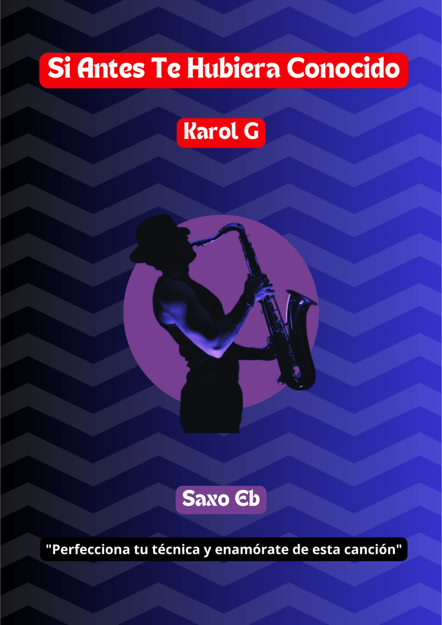 Si Antes Te Hubiera Conocido Alto Saxophone scores gallery preview page 1
