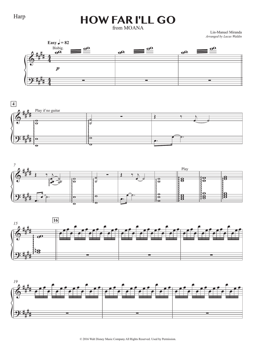 How Far I'll Go How Far I'll Go Full Orchestra scores gallery preview page 2