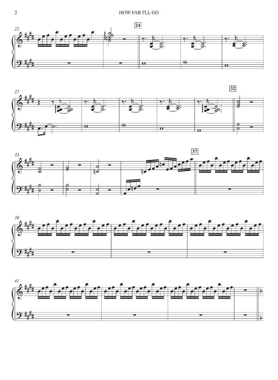 How Far I'll Go How Far I'll Go Full Orchestra scores gallery preview page 3