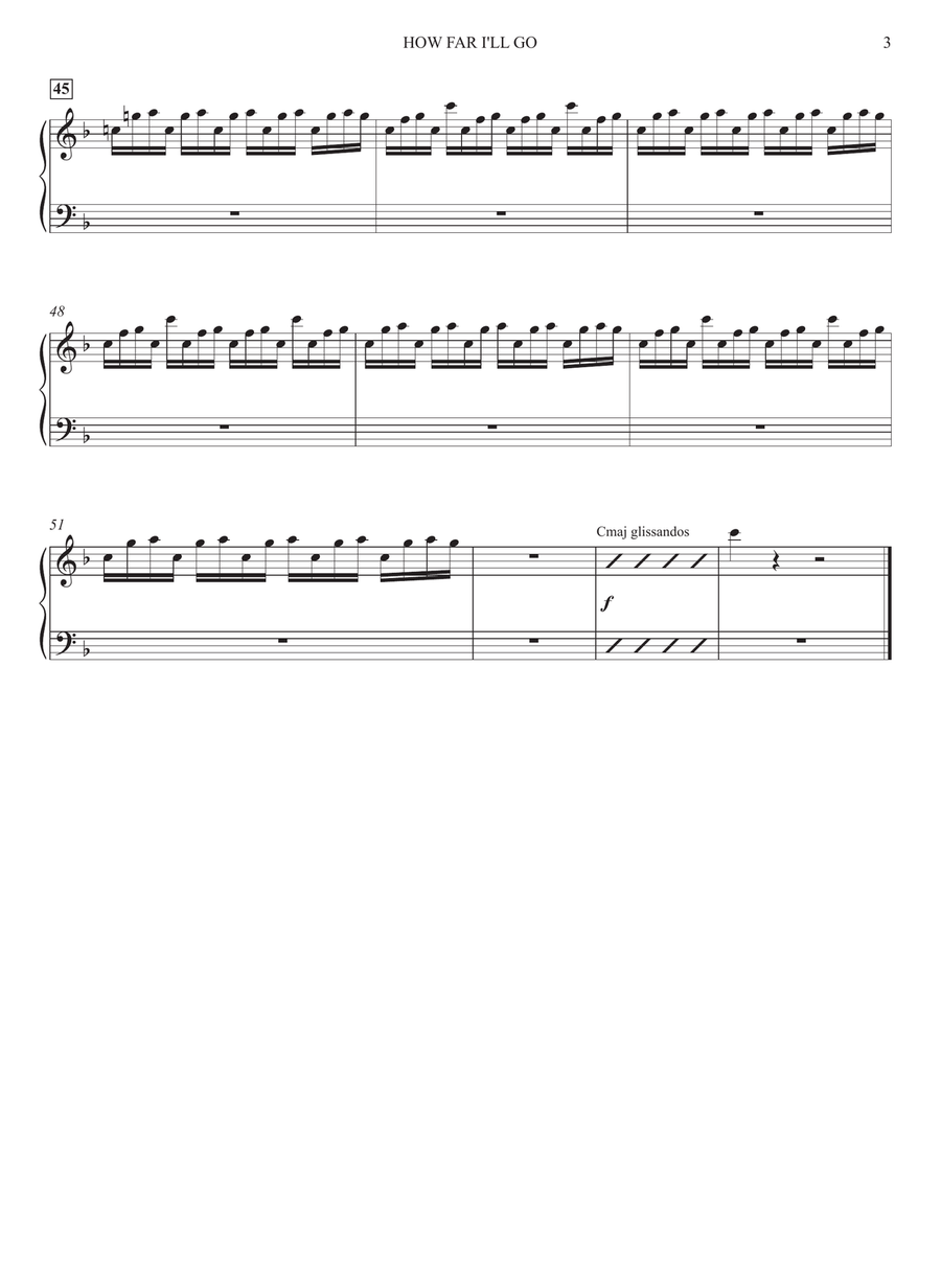 How Far I'll Go How Far I'll Go Full Orchestra scores gallery preview page 4