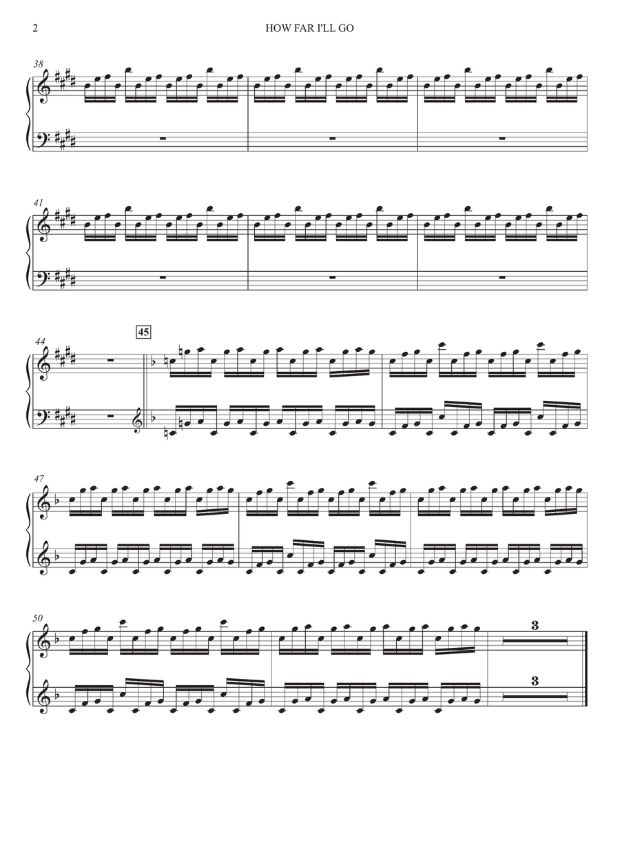How Far I'll Go How Far I'll Go Full Orchestra scores gallery preview page 6