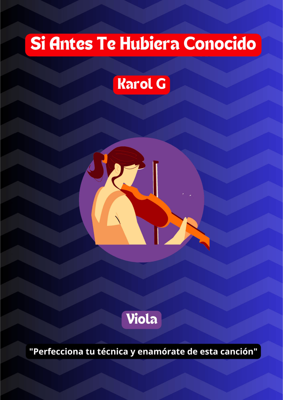Si Antes Te Hubiera Conocido Viola scores gallery preview page 1