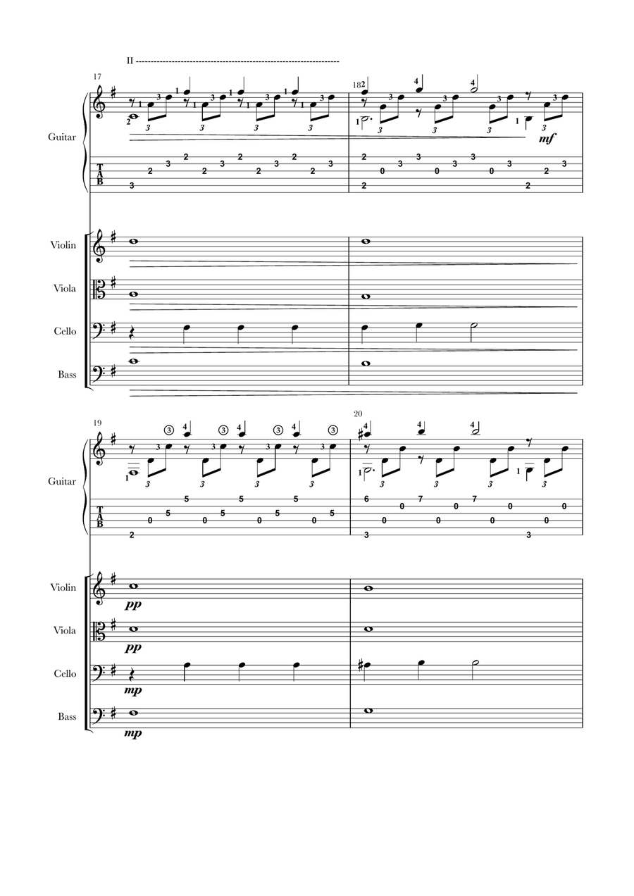 Study op. 6 no. 11 Small Ensemble scores gallery preview page 5