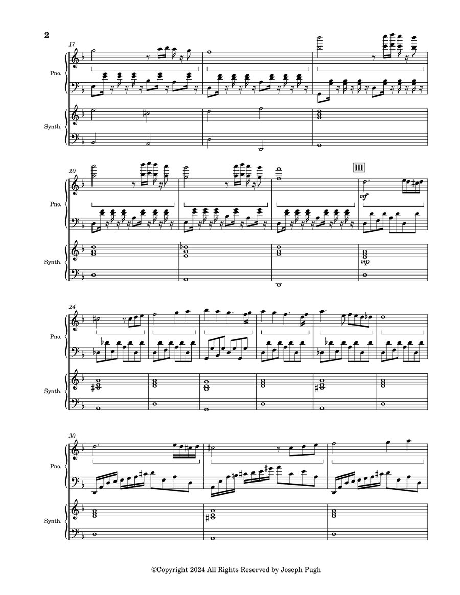 Opus #78 In D Minor (Voyage) Chamber Music scores gallery preview page 2