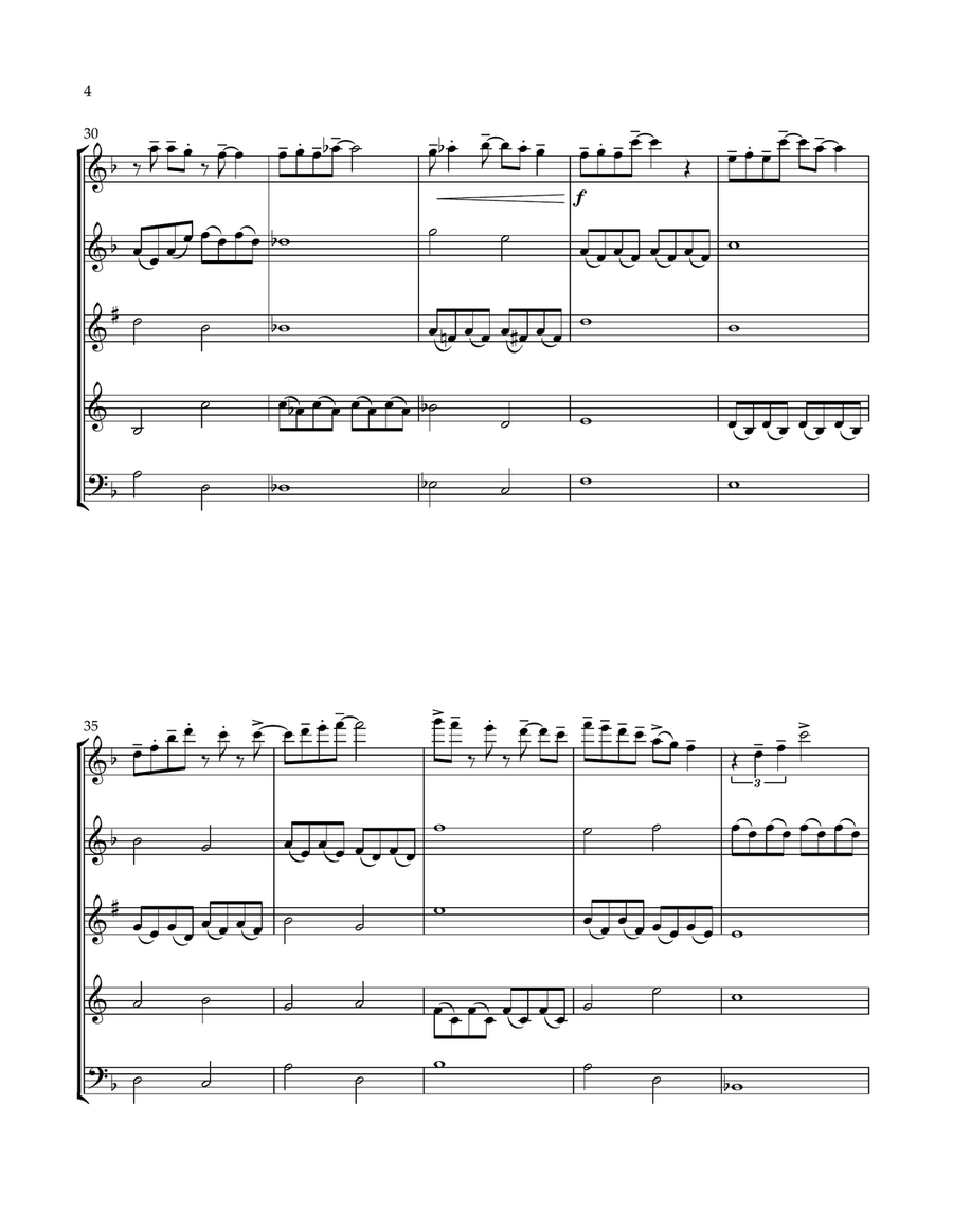 Dancing Through Life Dancing Through Life Woodwind Quintet scores gallery preview page 4