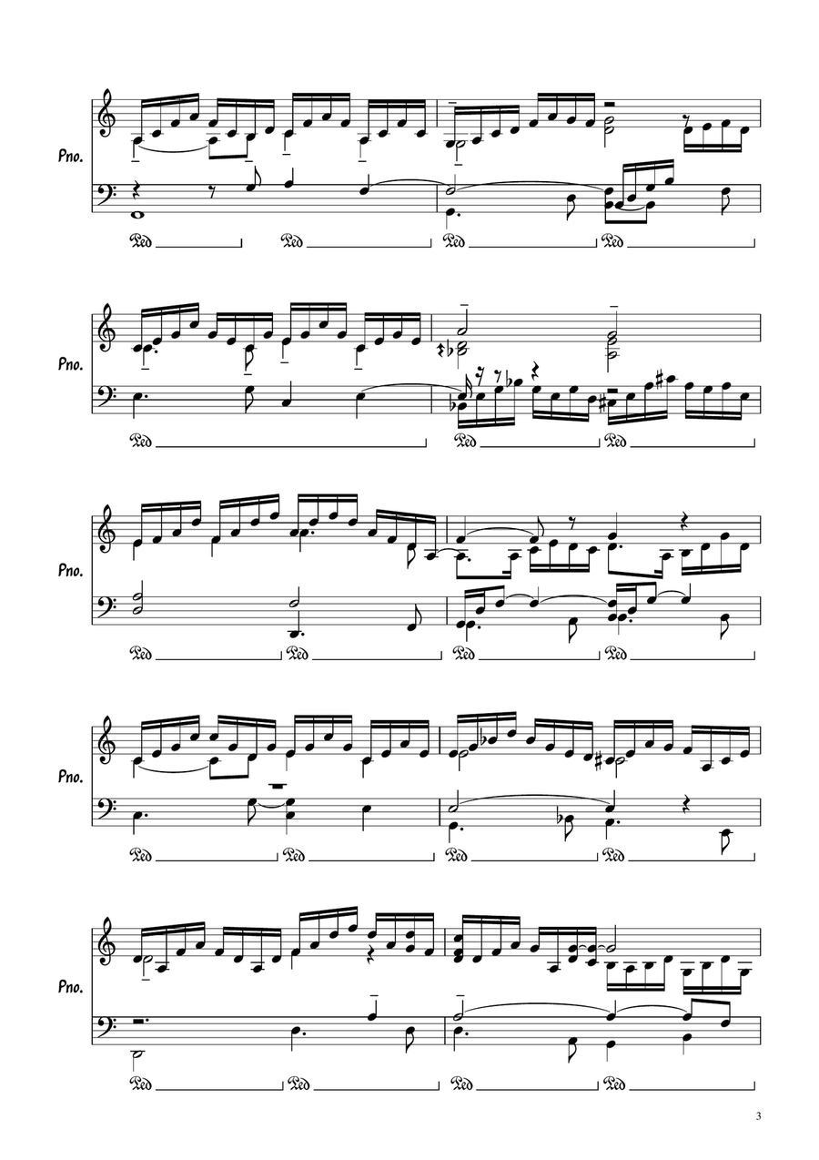 In the bleak midwinter (Darke) for flute and piano Flute Solo scores gallery preview page 3
