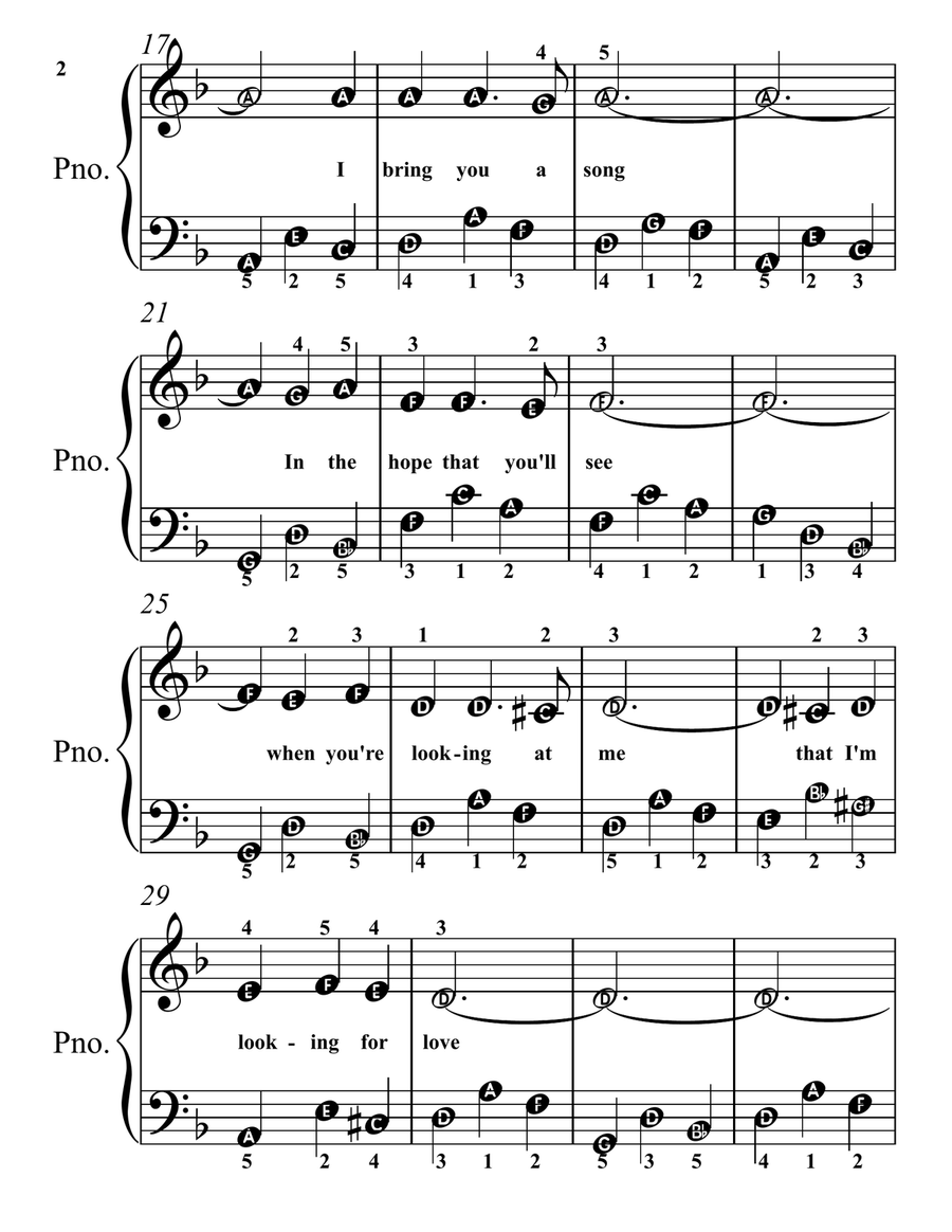 I Bring You A Song I Bring You A Song Piano Method scores gallery preview page 2