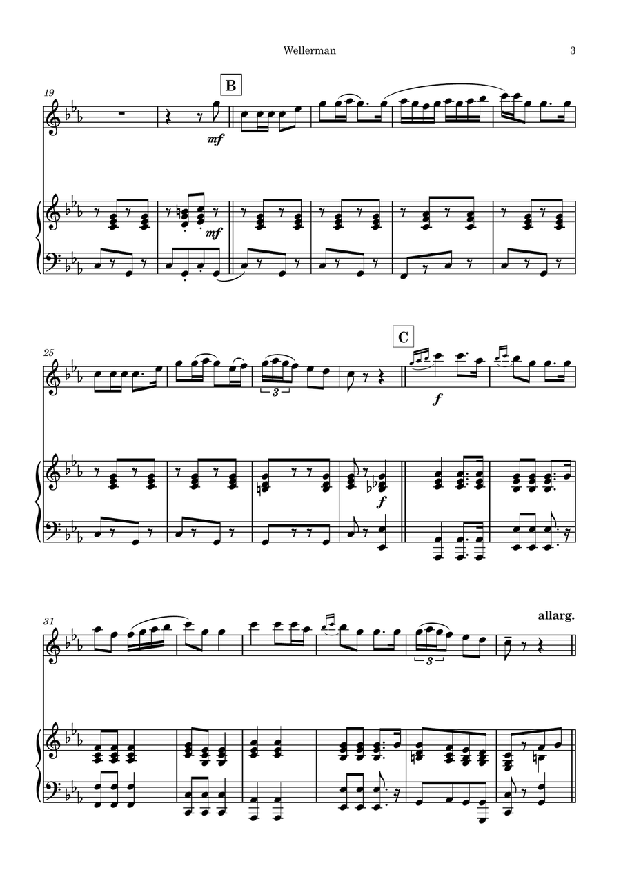 Wellerman Wellerman Piccolo scores gallery preview page 3