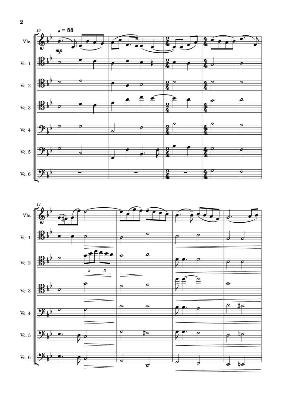Love Theme (Tema D'amore) Cello scores gallery preview page 2