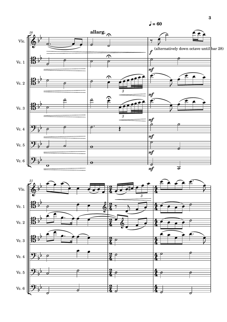 Love Theme (Tema D'amore) Cello scores gallery preview page 3