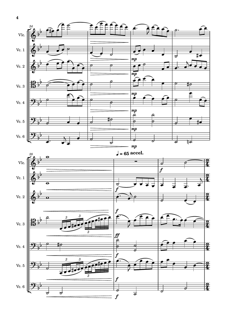 Love Theme (Tema D'amore) Cello scores gallery preview page 4