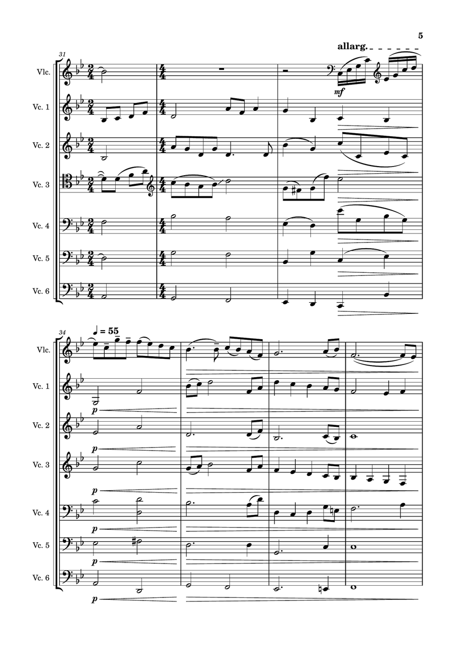 Love Theme (Tema D'amore) Cello scores gallery preview page 5