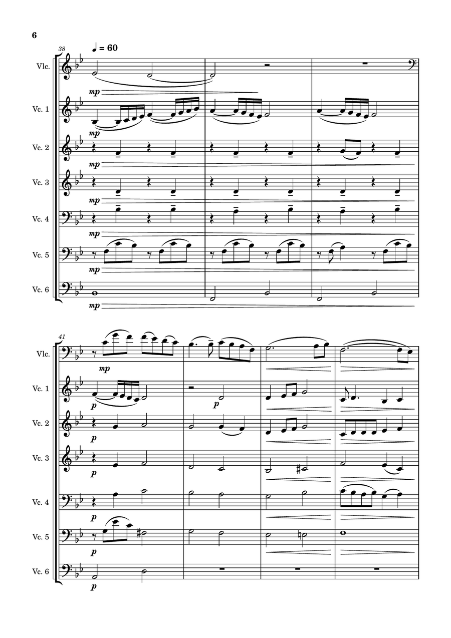 Love Theme (Tema D'amore) Cello scores gallery preview page 6