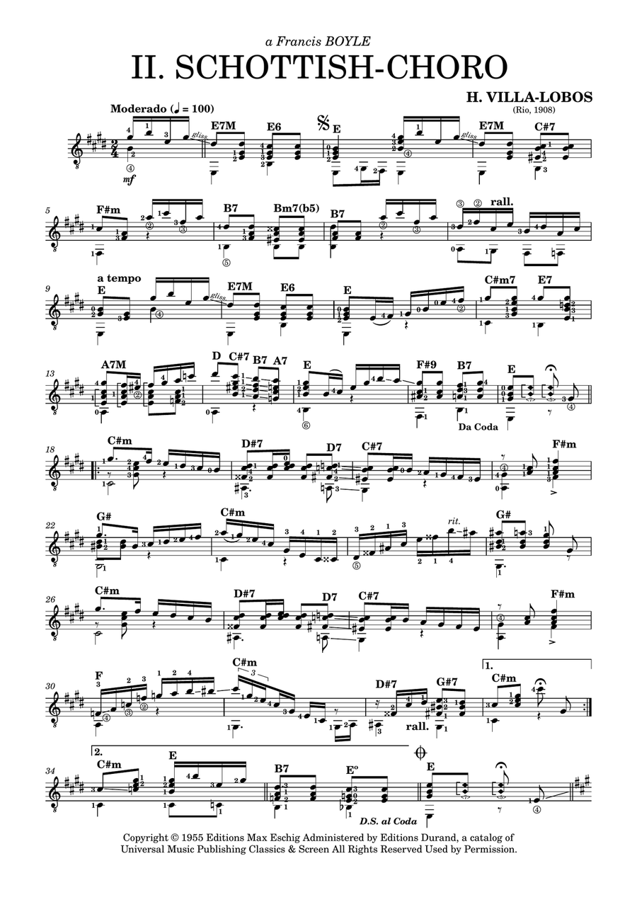 Schottish-Choro Schottish-Choro Acoustic Guitar scores gallery preview page 1