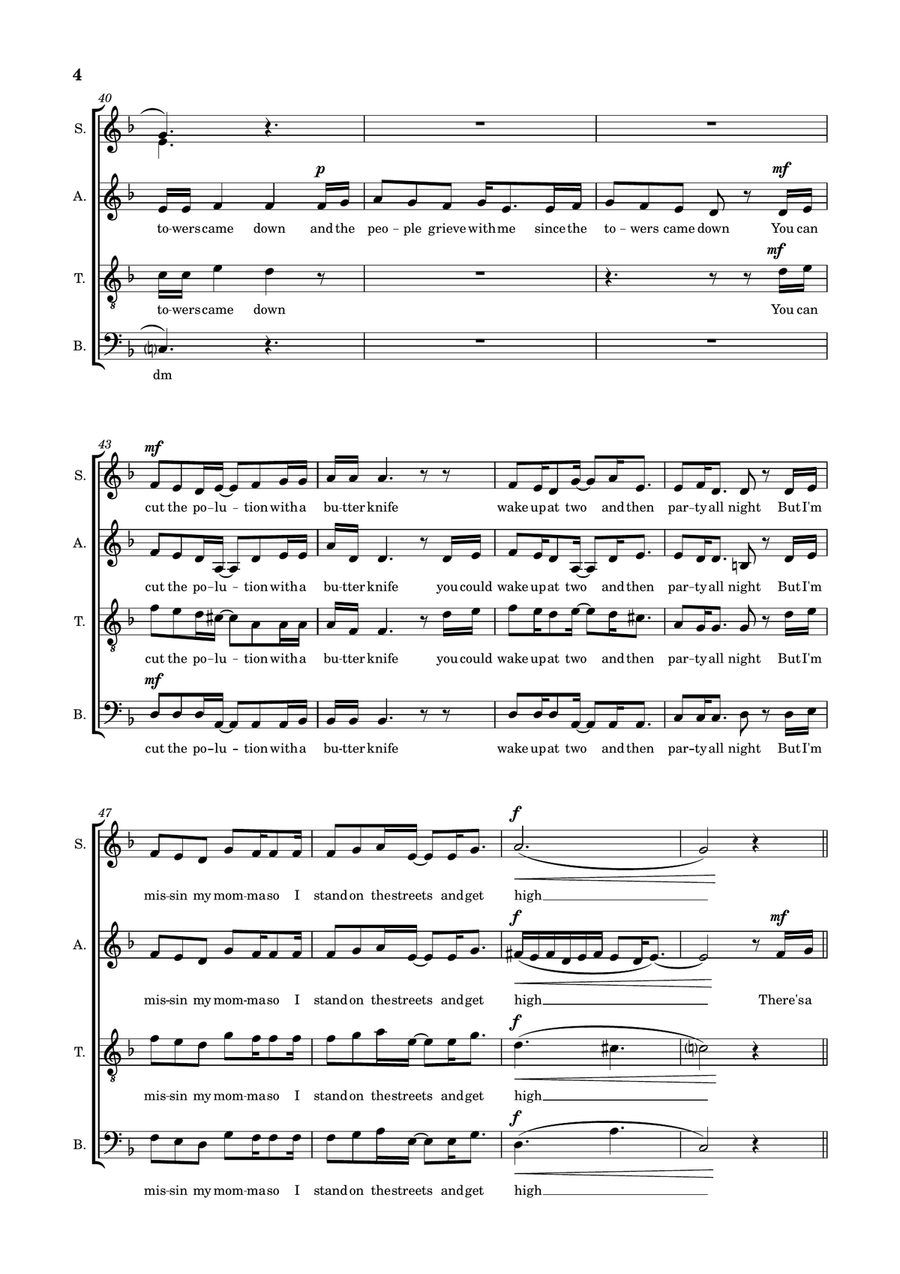 October Sky October Sky 4-Part scores gallery preview page 4