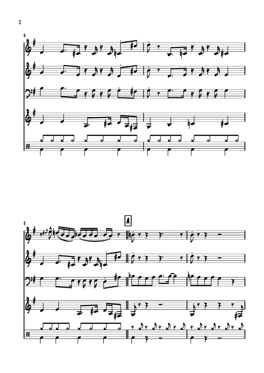 Do Your Thing Do Your Thing Jazz Ensemble scores gallery preview page 2