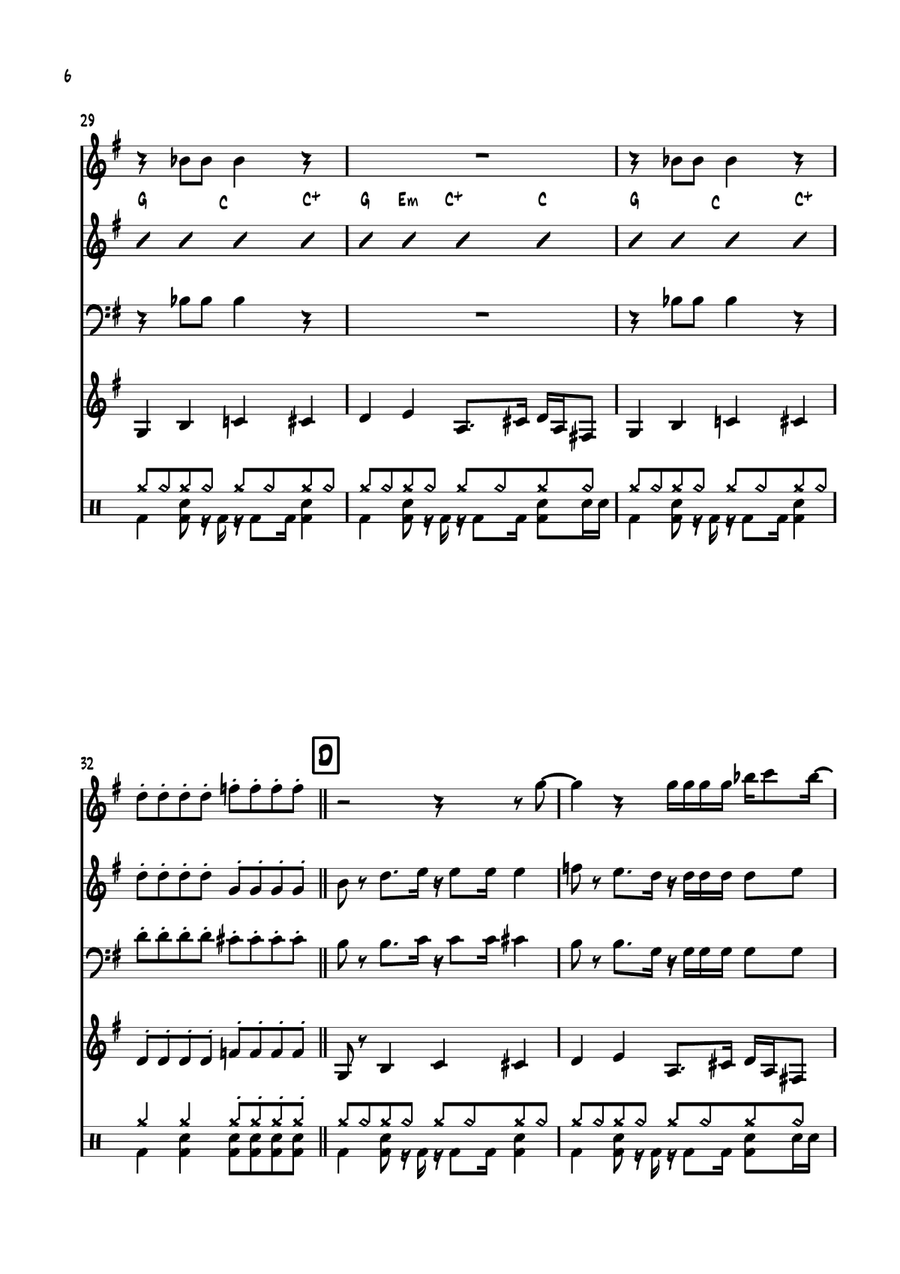 Do Your Thing Do Your Thing Jazz Ensemble scores gallery preview page 6