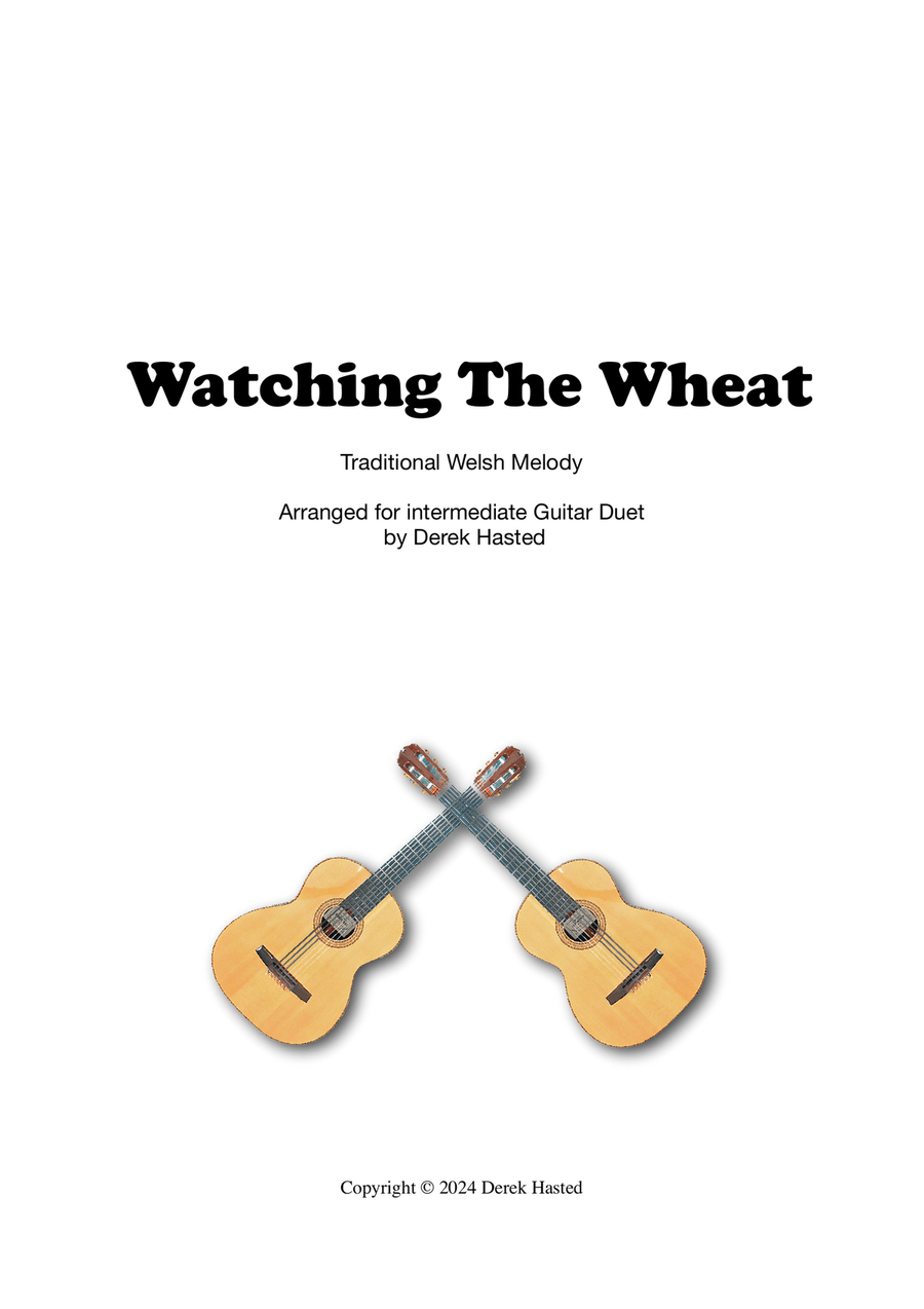 Watching The Wheat (Traditional Welsh Song) for 2 guitars Acoustic Guitar scores gallery preview page 1