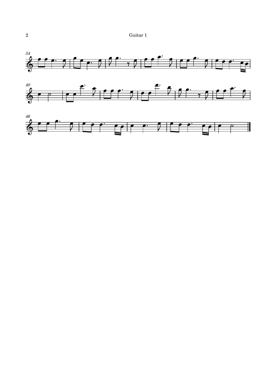 Watching The Wheat (Traditional Welsh Song) for 2 guitars Acoustic Guitar scores gallery preview page 5