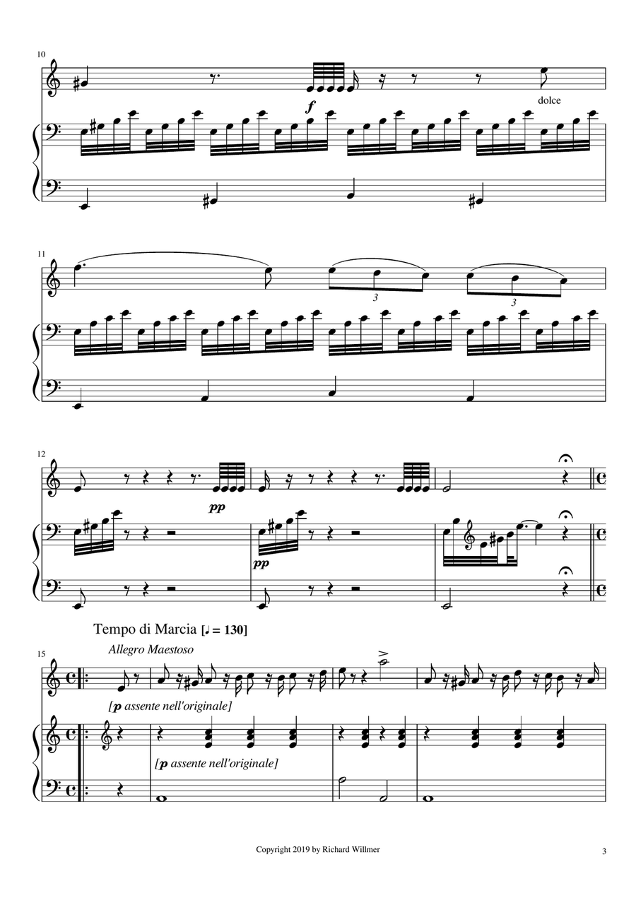 Sonata I in la minore, from Centone di Sonate MS 112/A Chamber Music scores gallery preview page 5