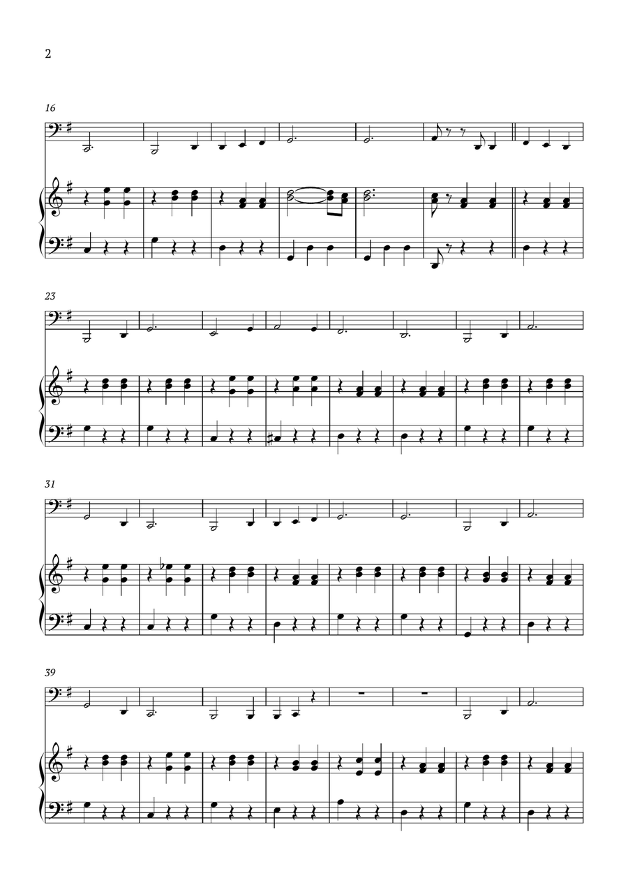 Edelweiss Piano scores gallery preview page 2