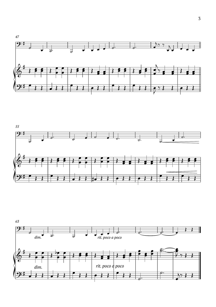 Edelweiss Piano scores gallery preview page 3