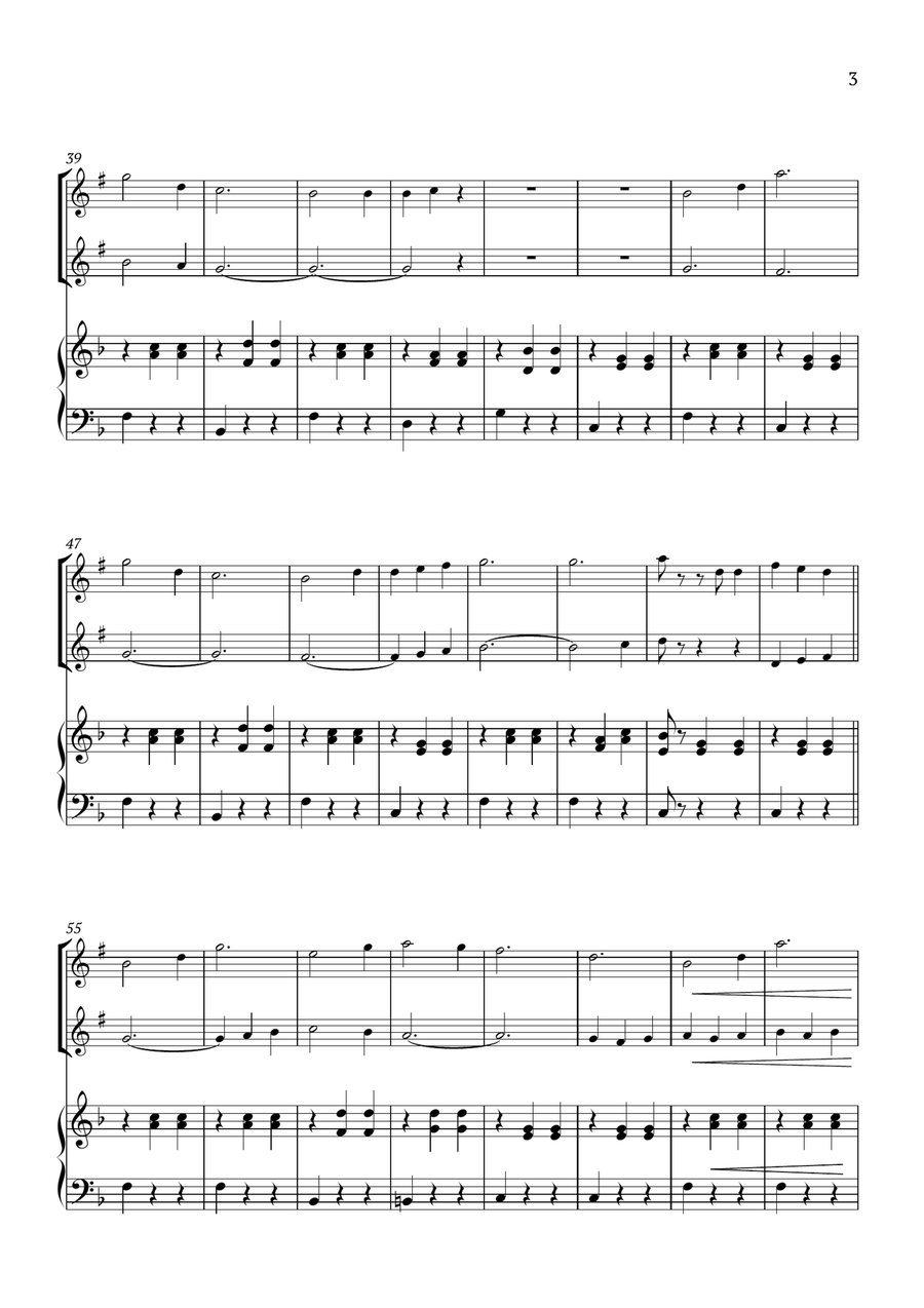 Edelweiss Woodwind Duet scores gallery preview page 3