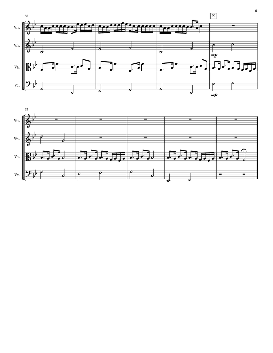 Duniyaa Duniyaa String Quartet scores gallery preview page 6