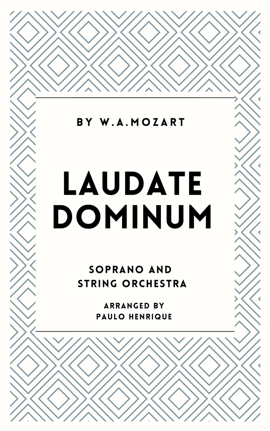 Laudate Dominum Laudate Dominum Chamber Music scores gallery preview page 1
