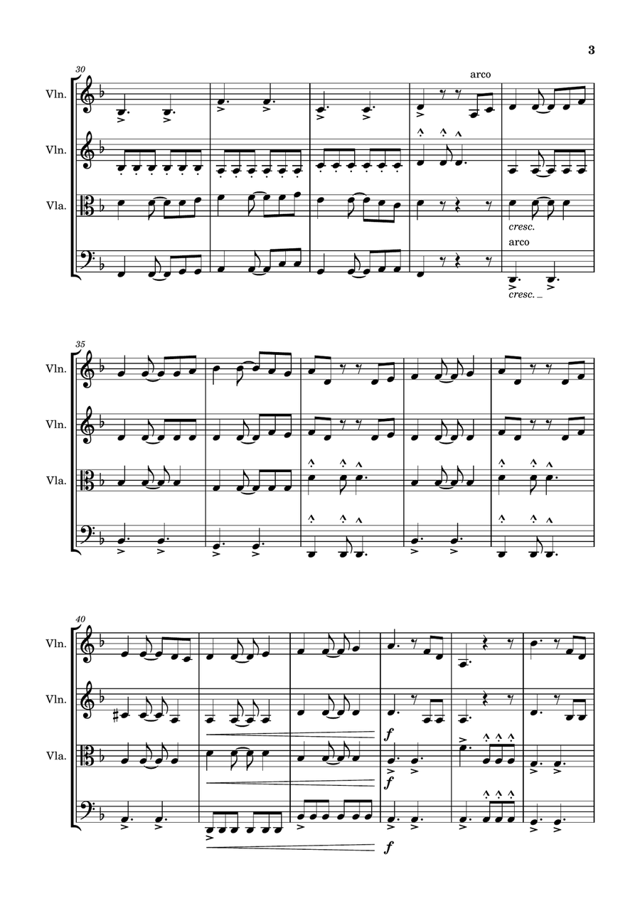 Pirates Of The Caribbean Pirates Of The Caribbean String Quartet scores gallery preview page 3